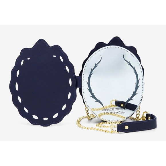 Her Universe Evil Queen Crossbody Bag - Blue and Gold - Picture 3 of 5